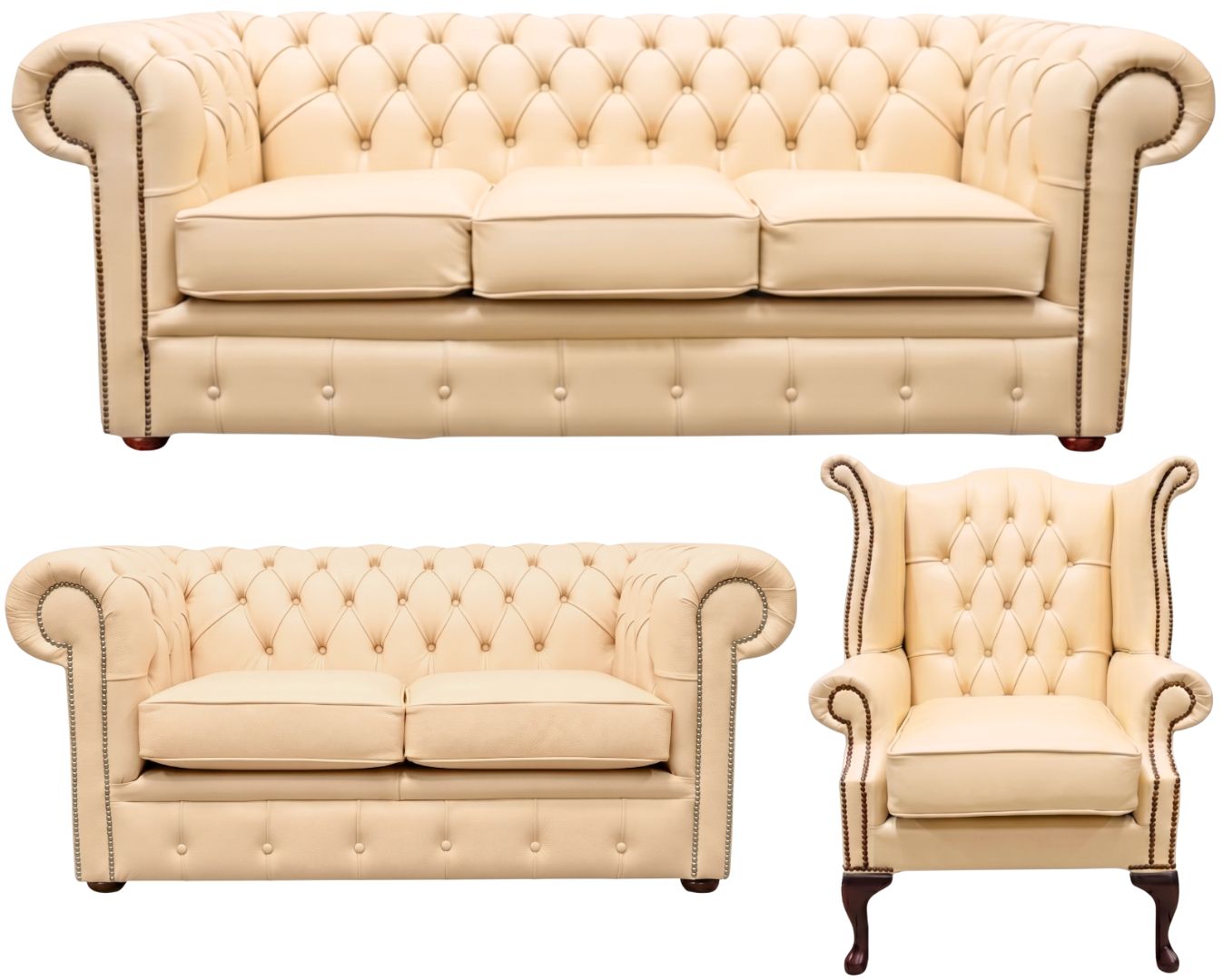 The Cambridge Chesterfield 3 Piece Suite