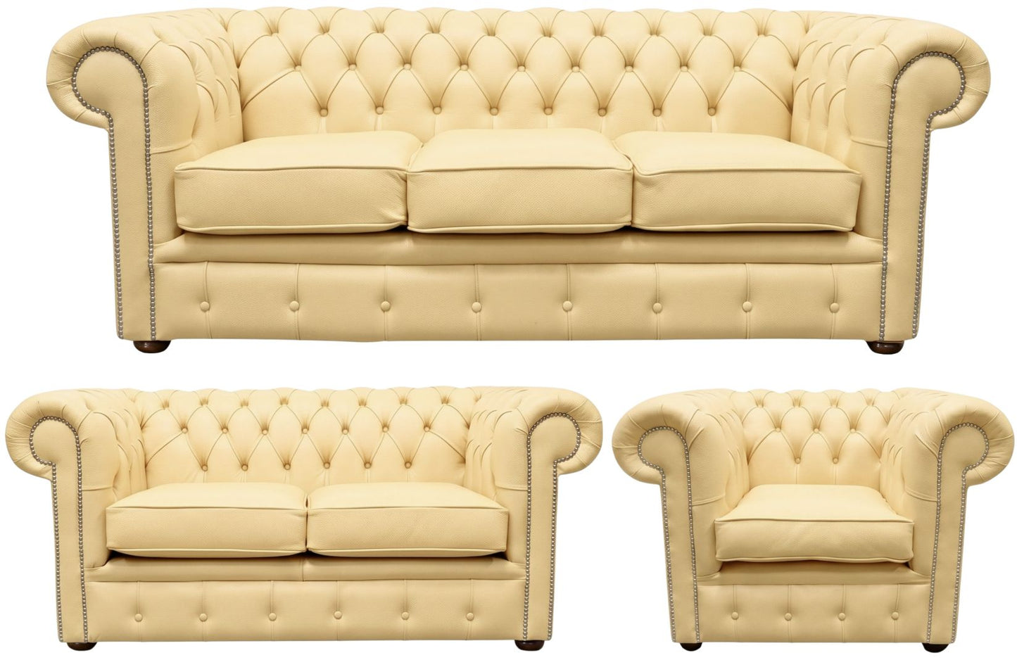 The Cambridge Chesterfield 3 Piece Suite