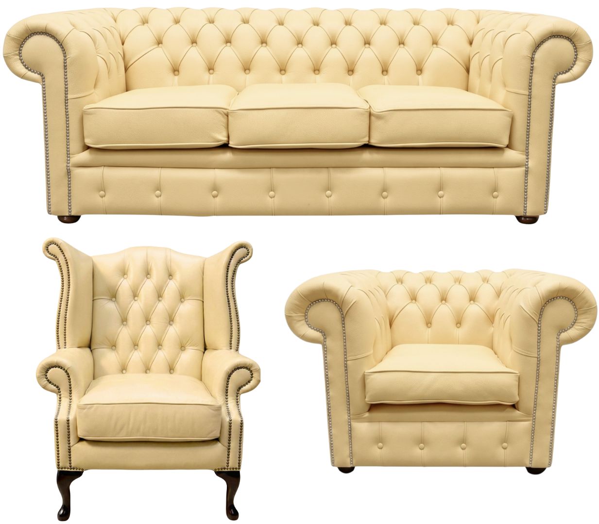 The Cambridge Chesterfield 3 Piece Suite