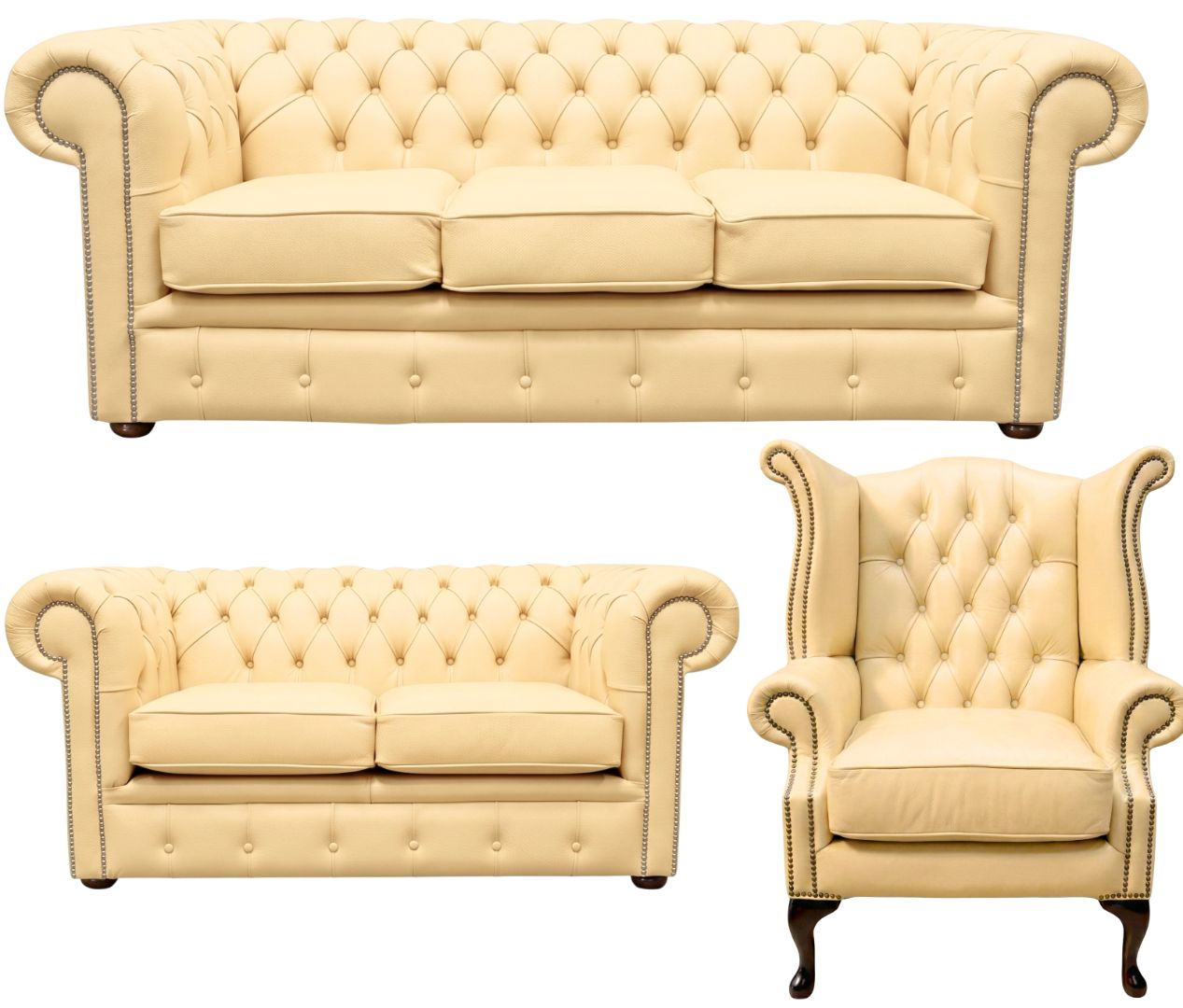 The Cambridge Chesterfield 3 Piece Suite