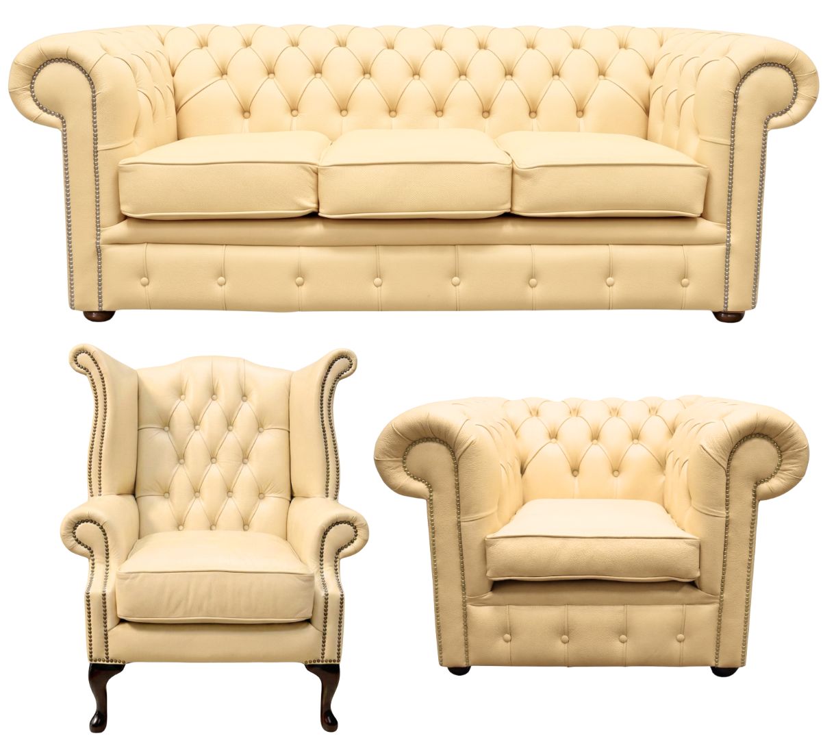 The Cambridge Chesterfield 3 Piece Suite