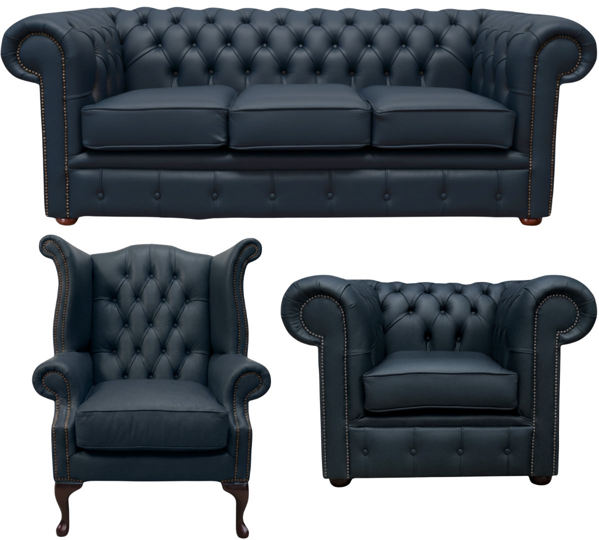 The Cambridge Chesterfield 3 Piece Suite