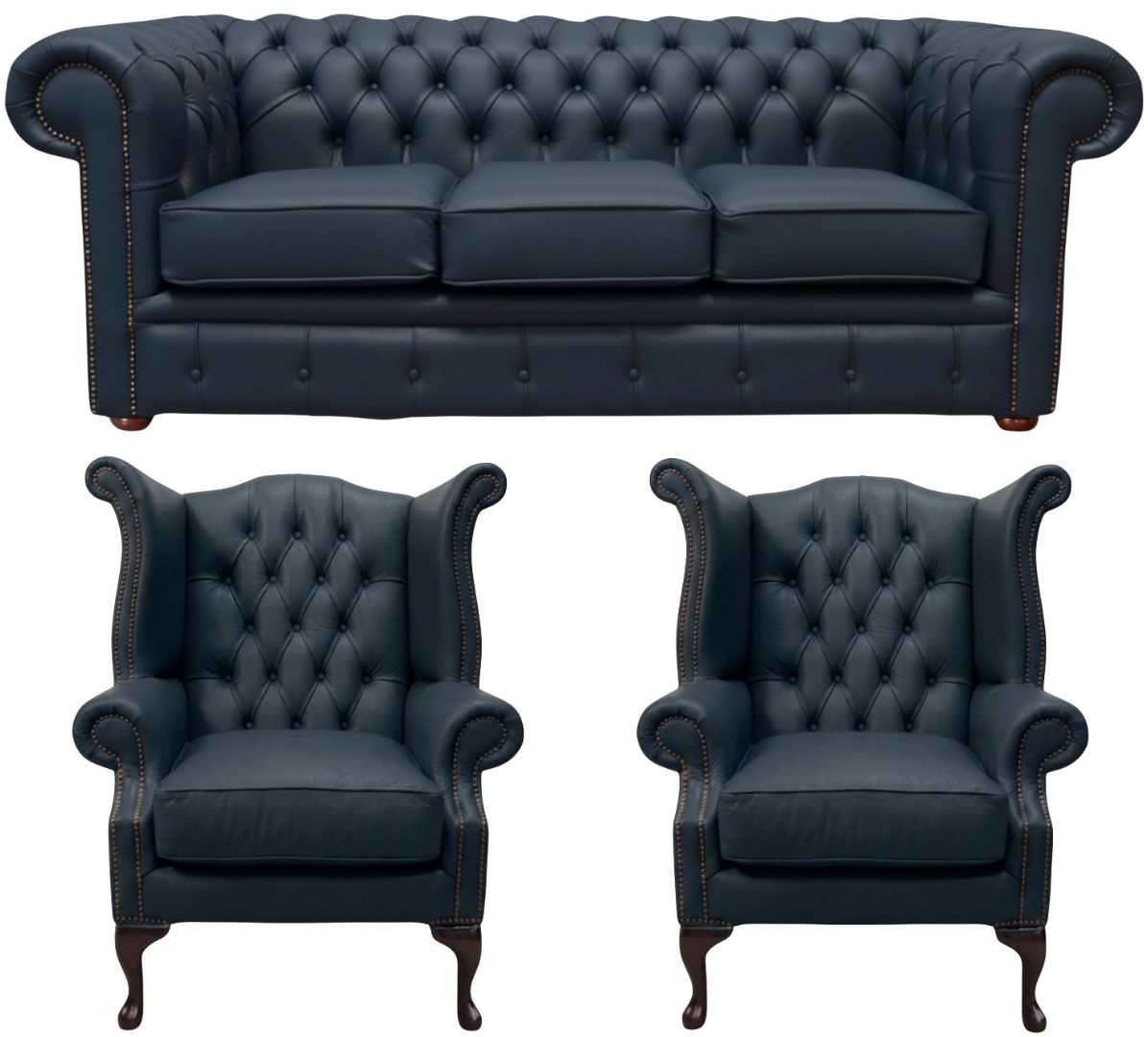 The Cambridge Chesterfield 3 Piece Suite
