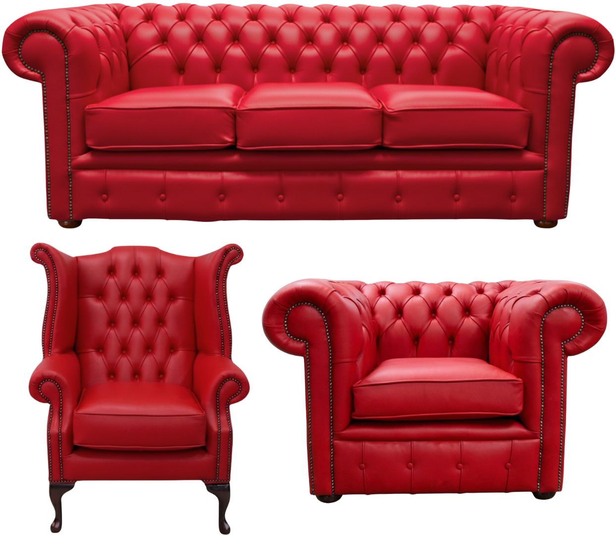 The Cambridge Chesterfield 3 Piece Suite