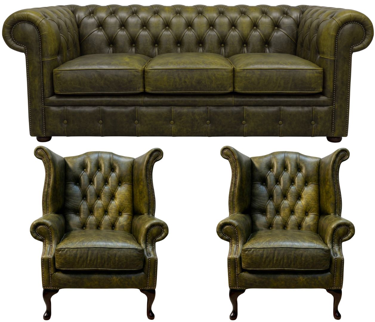 The Cambridge Chesterfield 3 Piece Suite