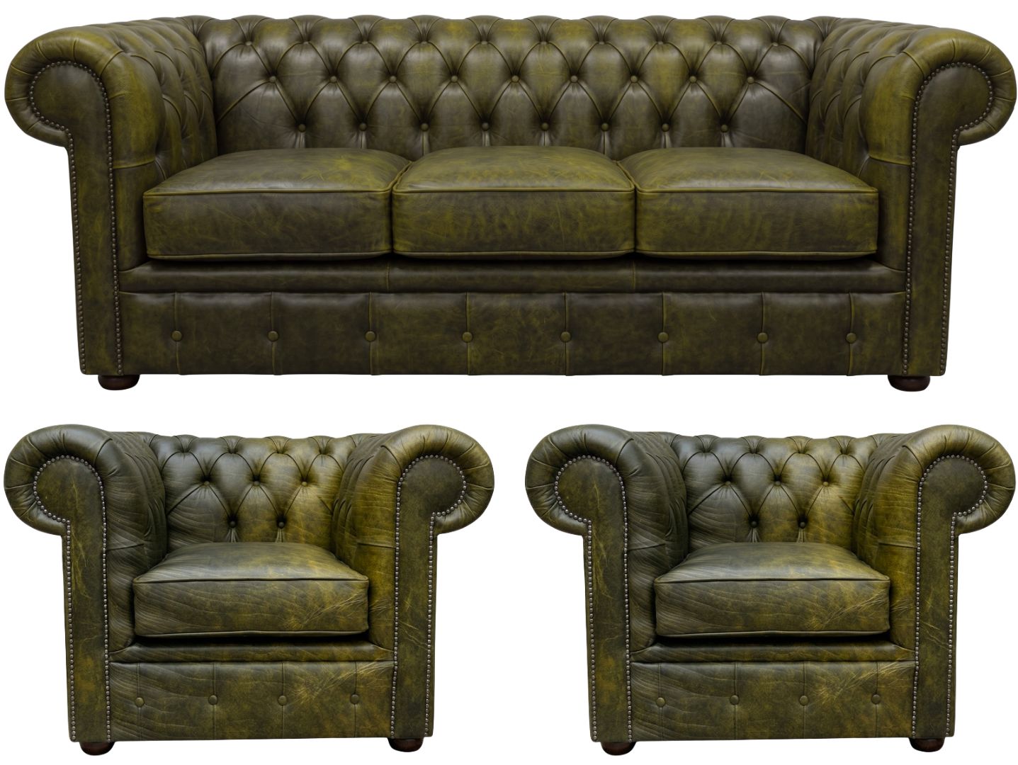 The Cambridge Chesterfield 3 Piece Suite