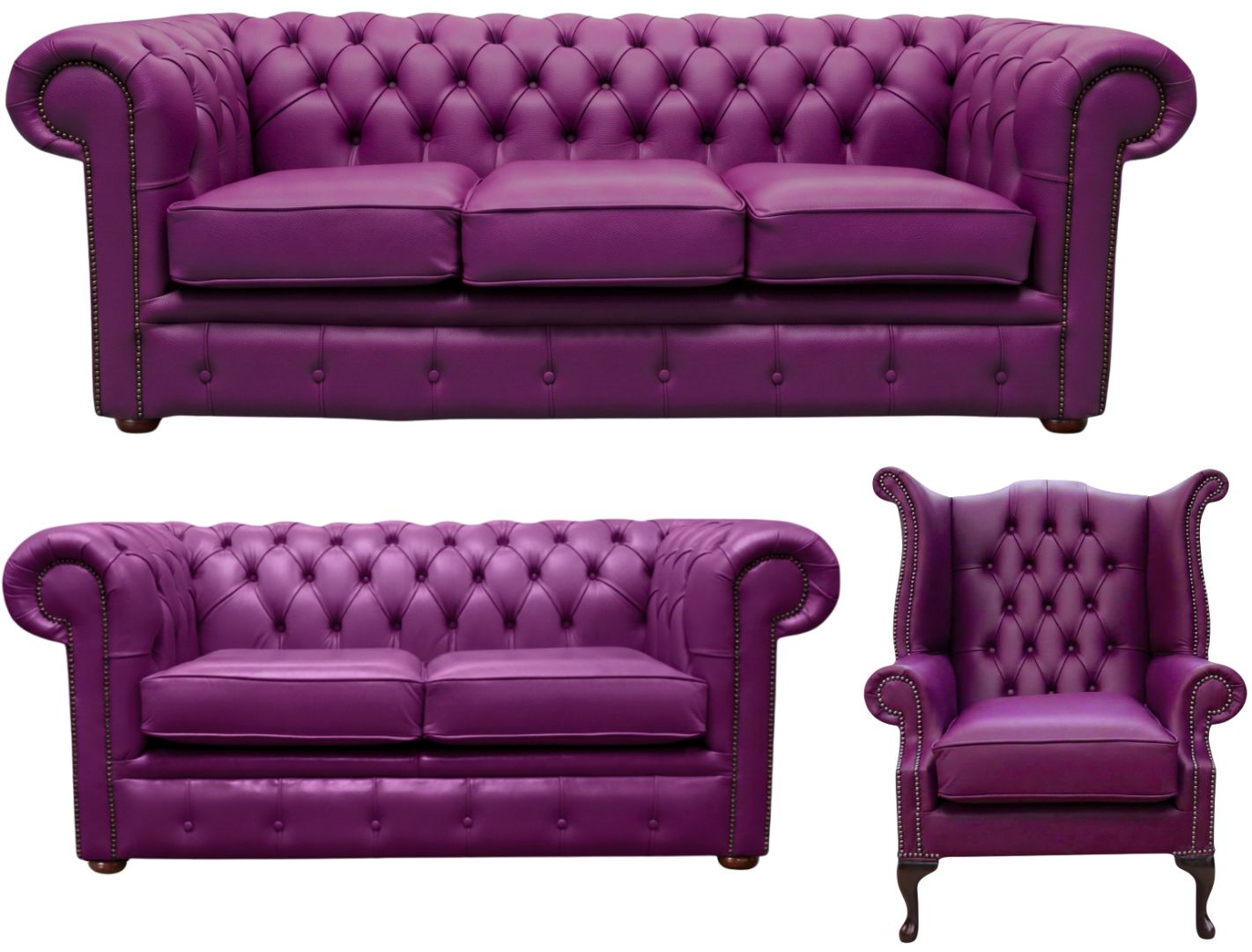 The Cambridge Chesterfield 3 Piece Suite