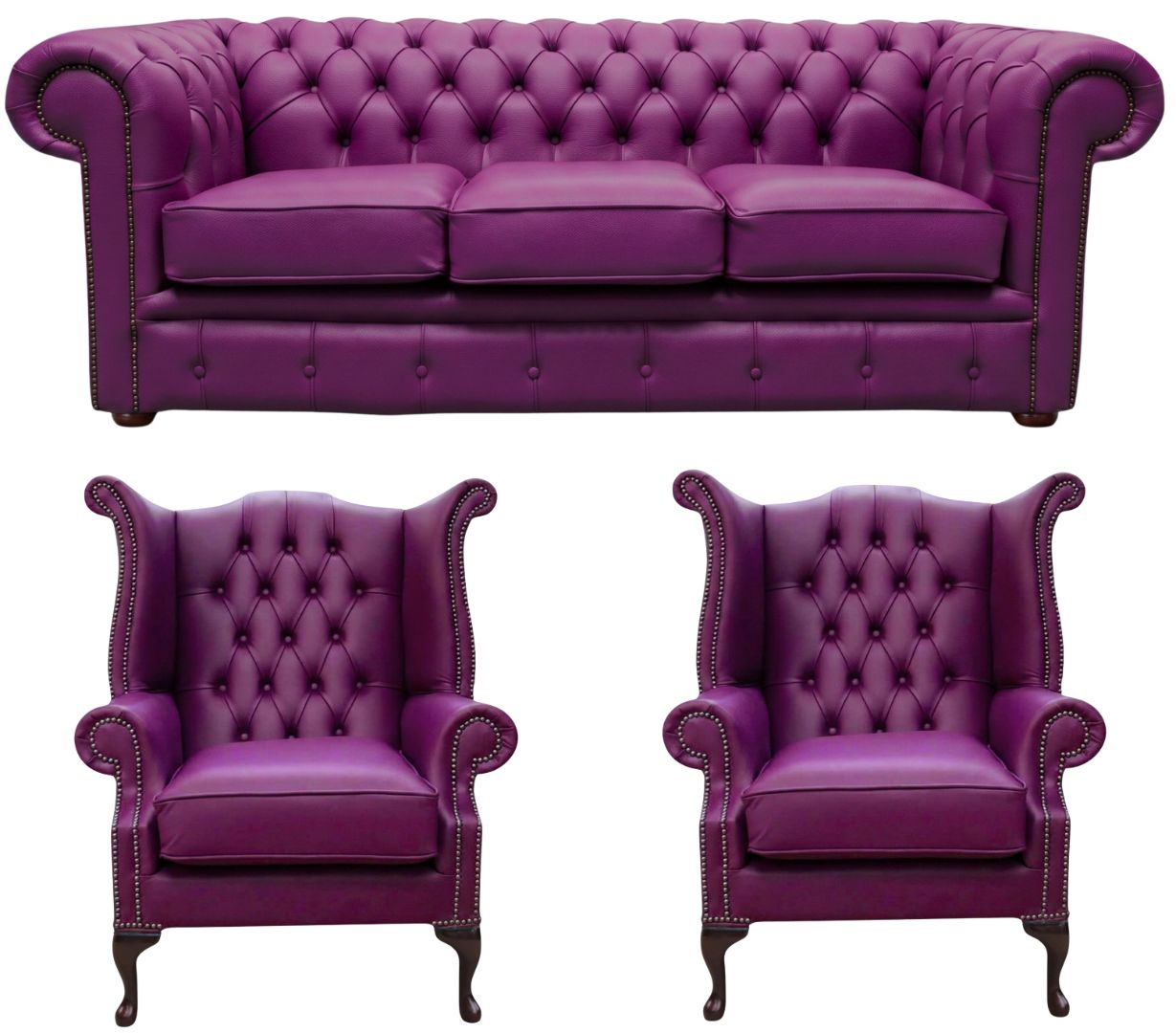 The Cambridge Chesterfield 3 Piece Suite