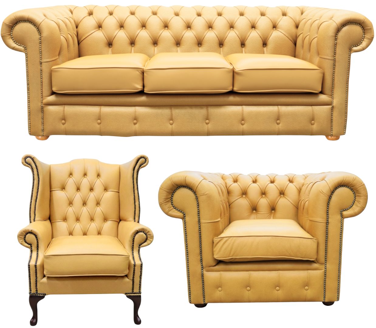 The Cambridge Chesterfield 3 Piece Suite