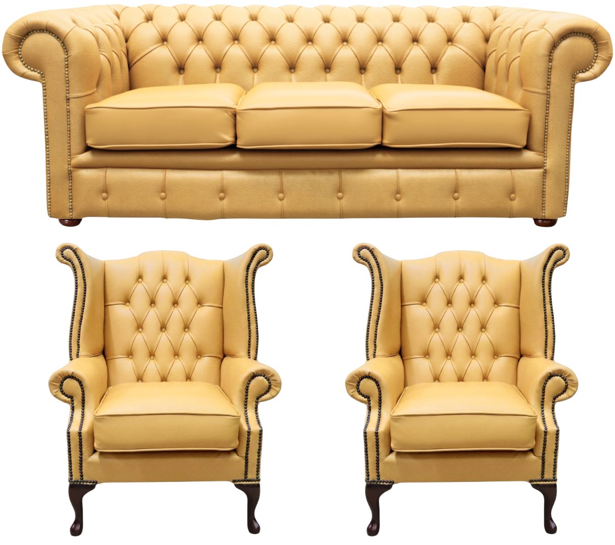 The Cambridge Chesterfield 3 Piece Suite