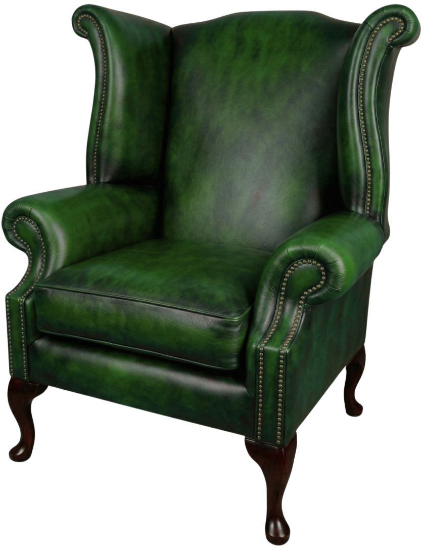 The Canterbury Chesterfield Queen Anne Chair
