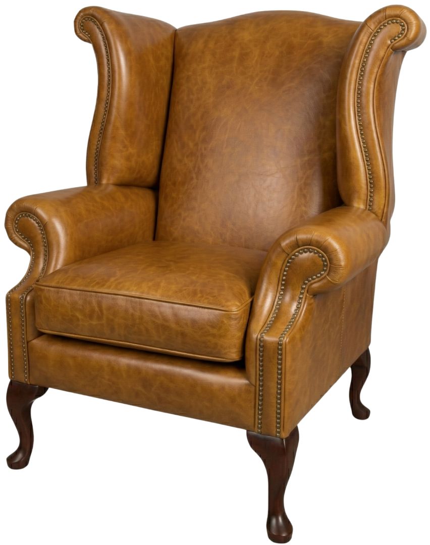The Canterbury Chesterfield Queen Anne Chair