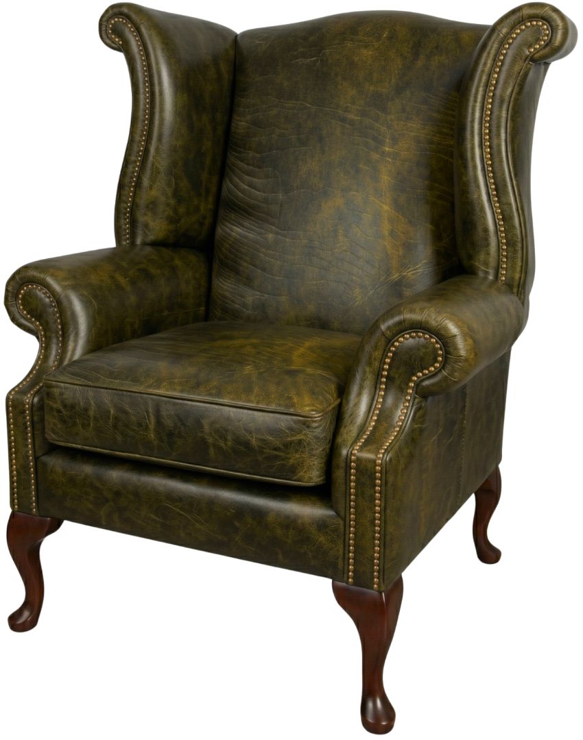 The Canterbury Chesterfield Queen Anne Chair