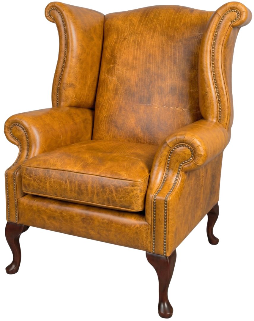 The Canterbury Chesterfield Queen Anne Chair