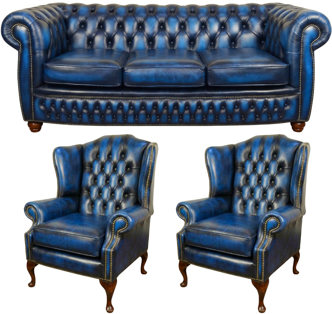 The Chamberlain Chesterfield 3 Piece Suite