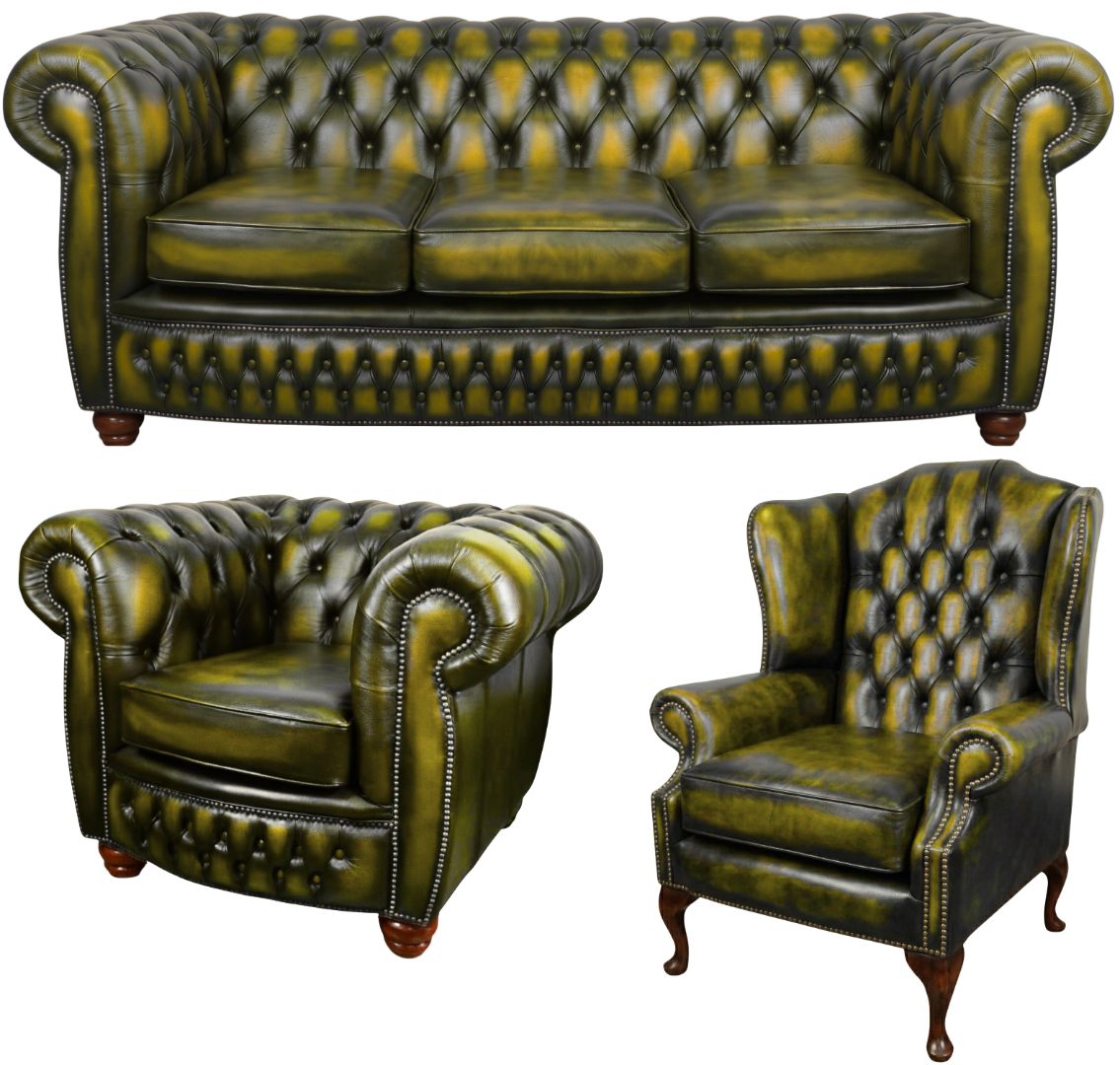 The Chamberlain Chesterfield 3 Piece Suite