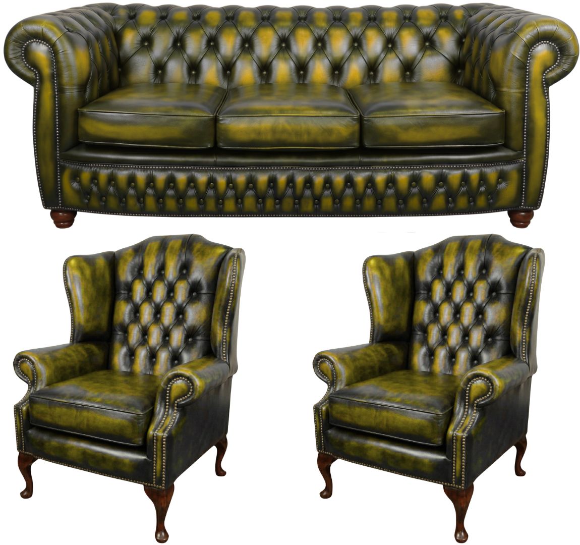 The Chamberlain Chesterfield 3 Piece Suite
