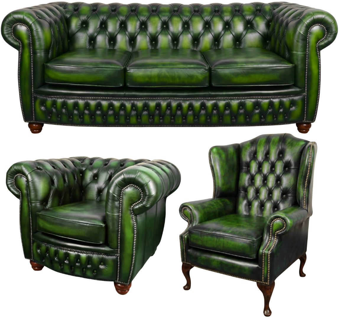 The Chamberlain Chesterfield 3 Piece Suite