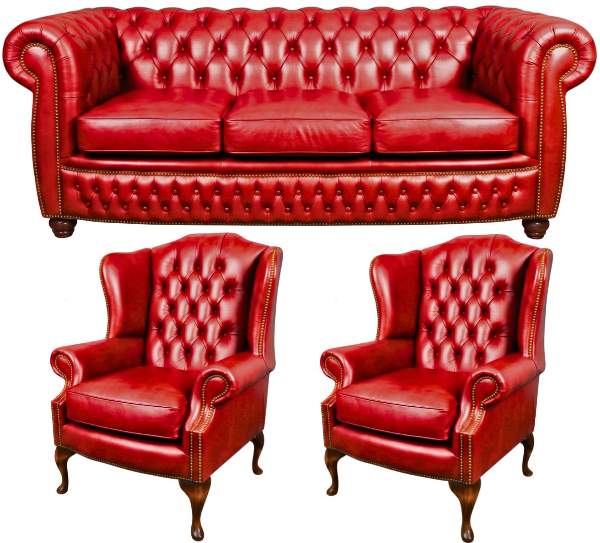 The Chamberlain Chesterfield 3 Piece Suite