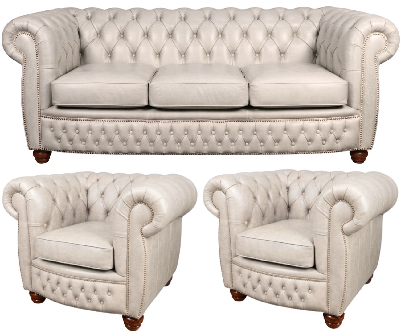 The Chamberlain Chesterfield 3 Piece Suite