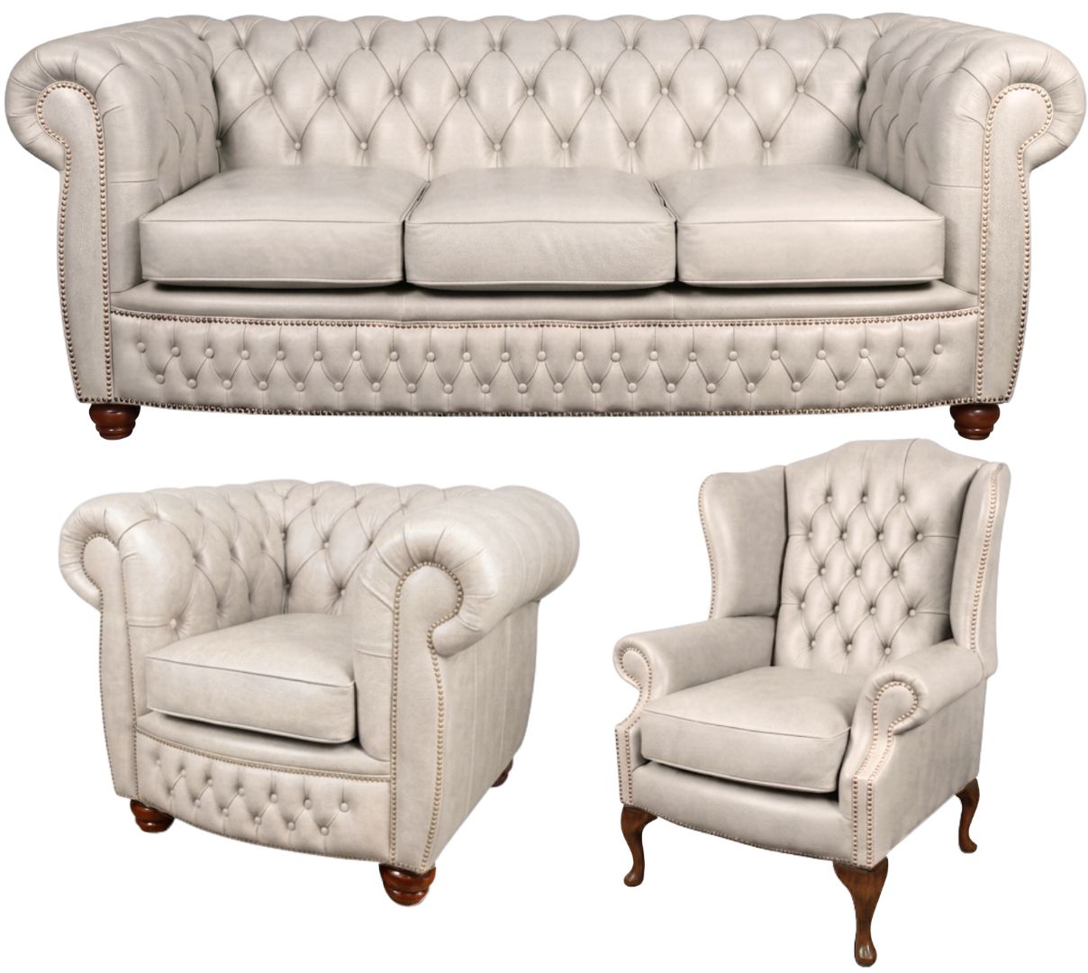 The Chamberlain Chesterfield 3 Piece Suite