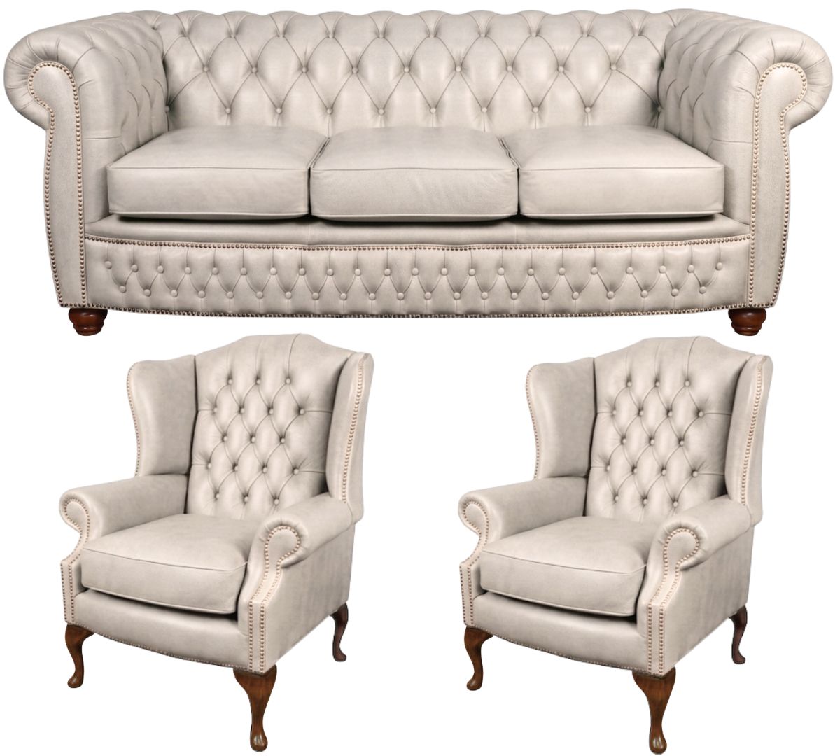 The Chamberlain Chesterfield 3 Piece Suite