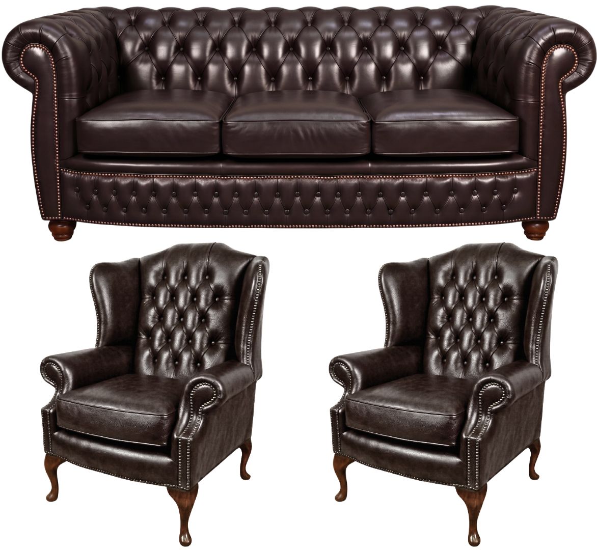 The Chamberlain Chesterfield 3 Piece Suite