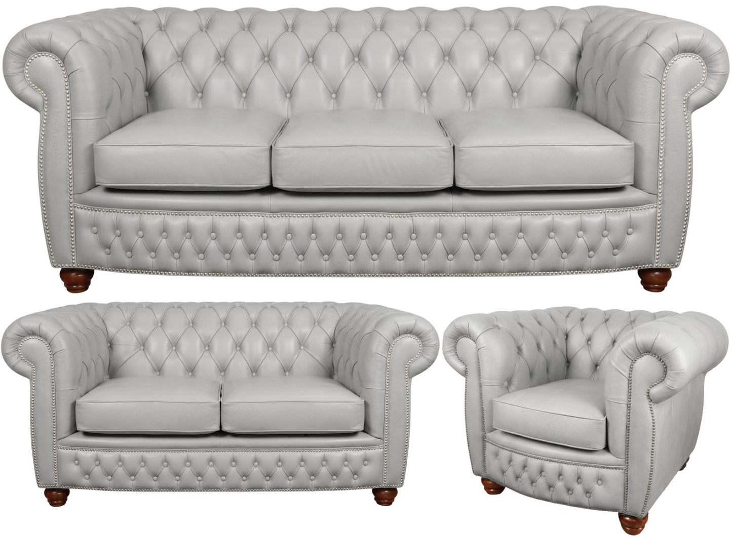 The Chamberlain Chesterfield 3 Piece Suite