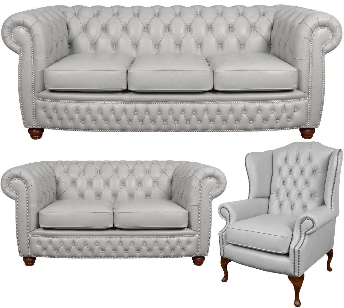 The Chamberlain Chesterfield 3 Piece Suite