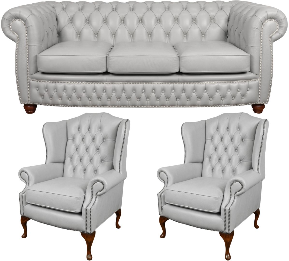 The Chamberlain Chesterfield 3 Piece Suite