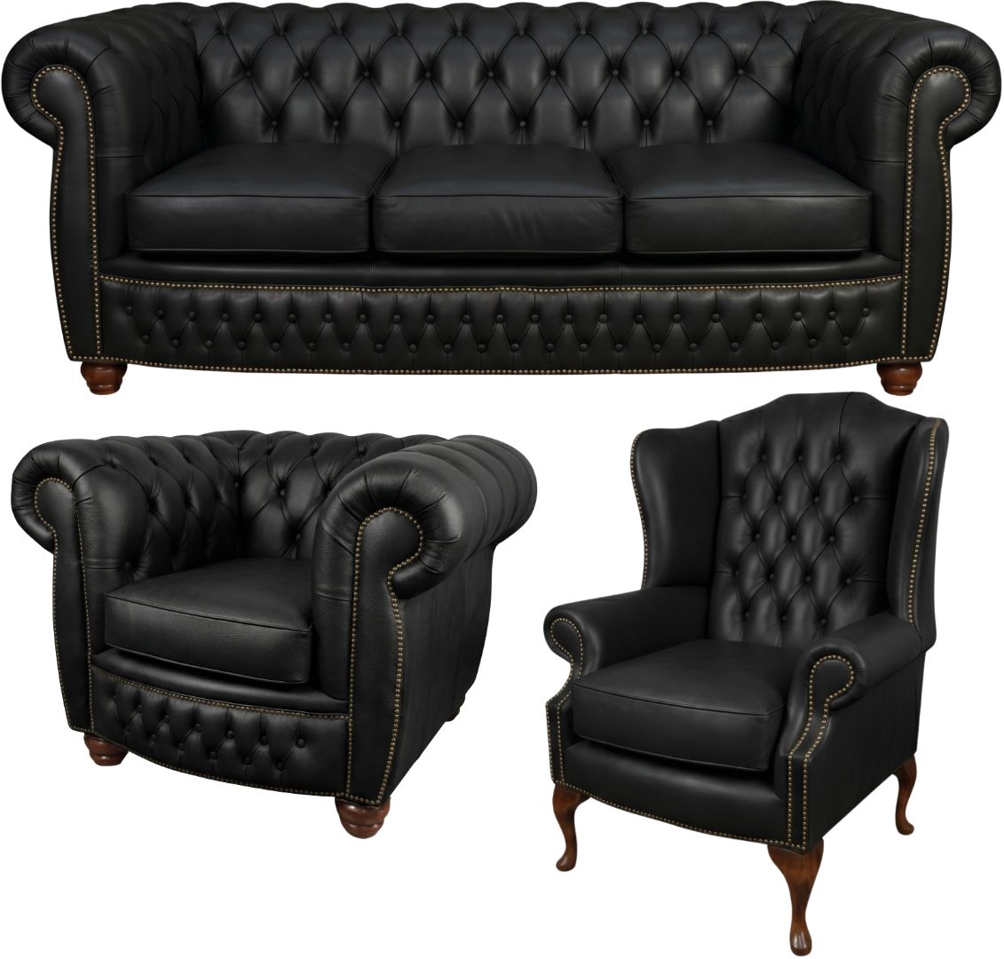 The Chamberlain Chesterfield 3 Piece Suite