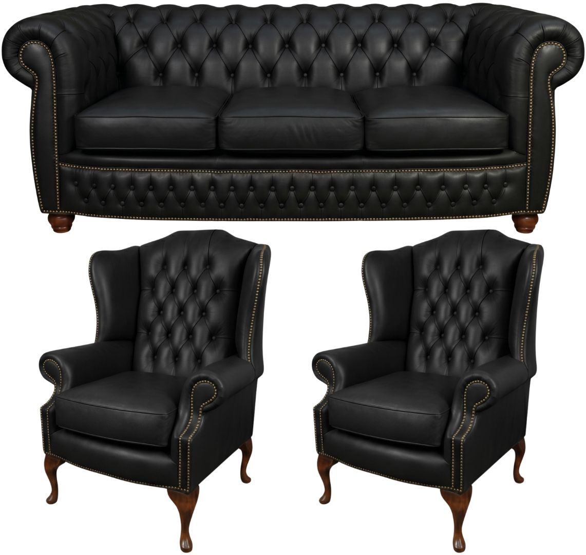 The Chamberlain Chesterfield 3 Piece Suite