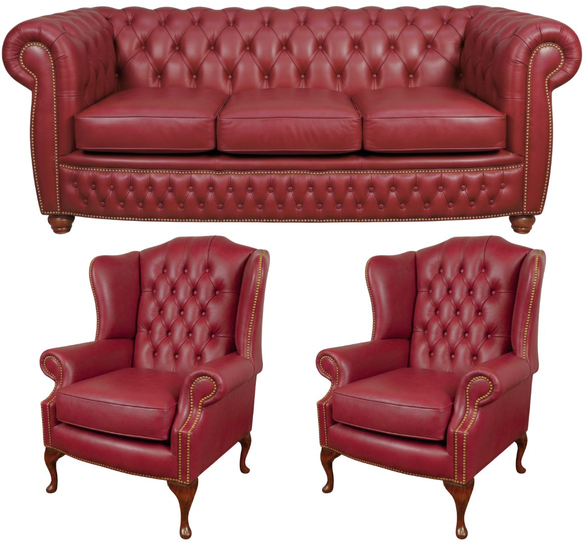 The Chamberlain Chesterfield 3 Piece Suite