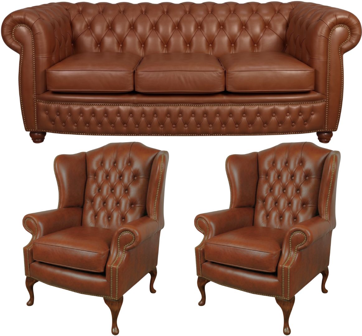 The Chamberlain Chesterfield 3 Piece Suite