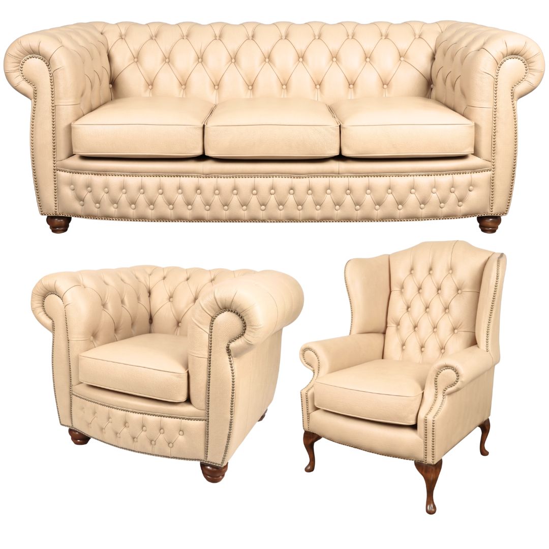 The Chamberlain Chesterfield 3 Piece Suite
