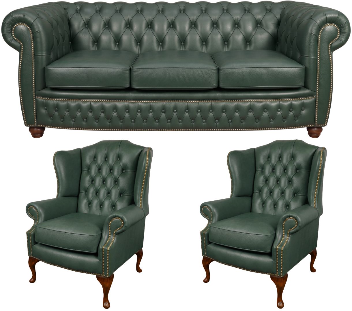 The Chamberlain Chesterfield 3 Piece Suite