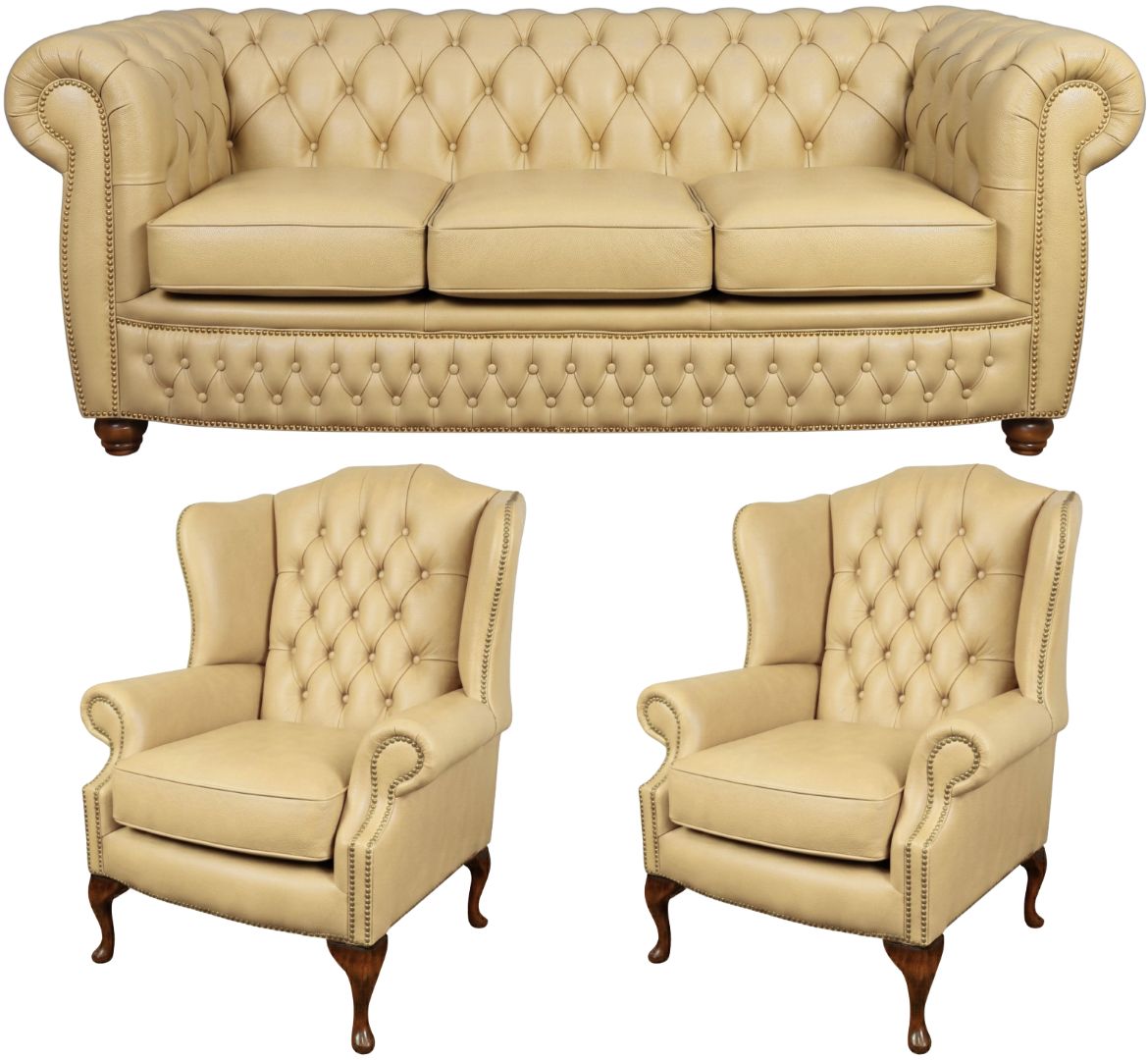 The Chamberlain Chesterfield 3 Piece Suite