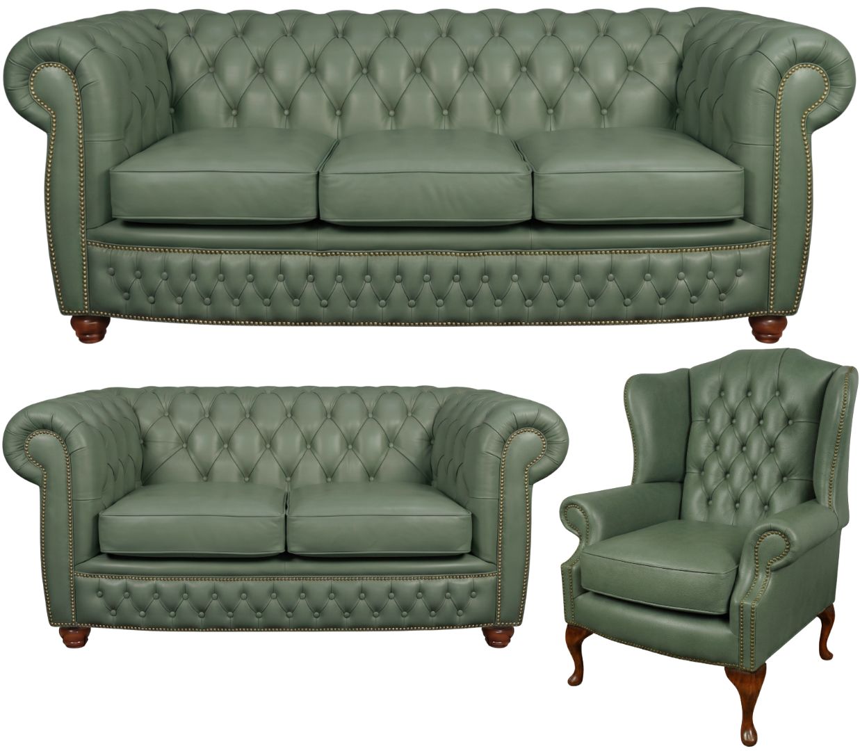 The Chamberlain Chesterfield 3 Piece Suite