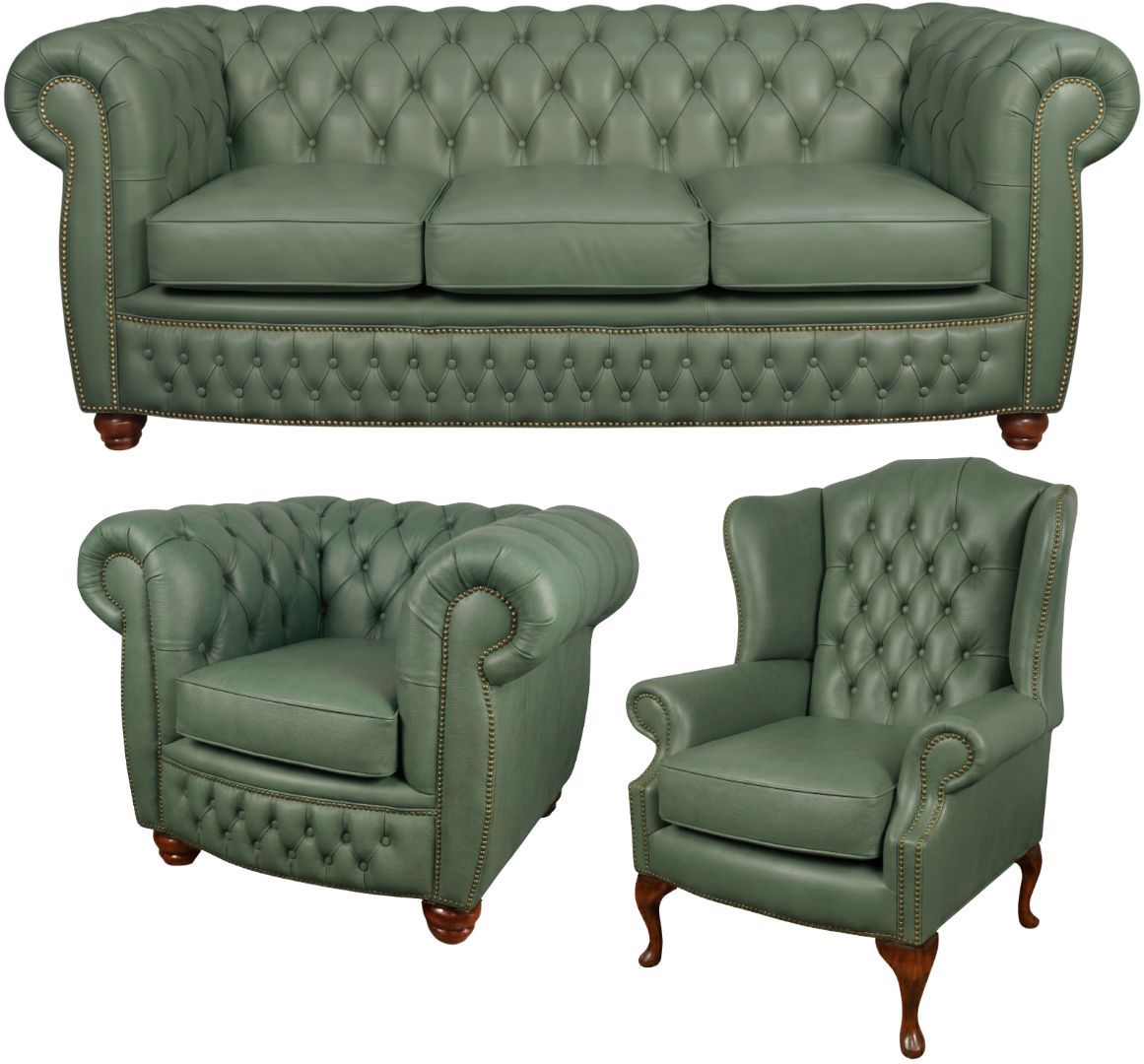 The Chamberlain Chesterfield 3 Piece Suite
