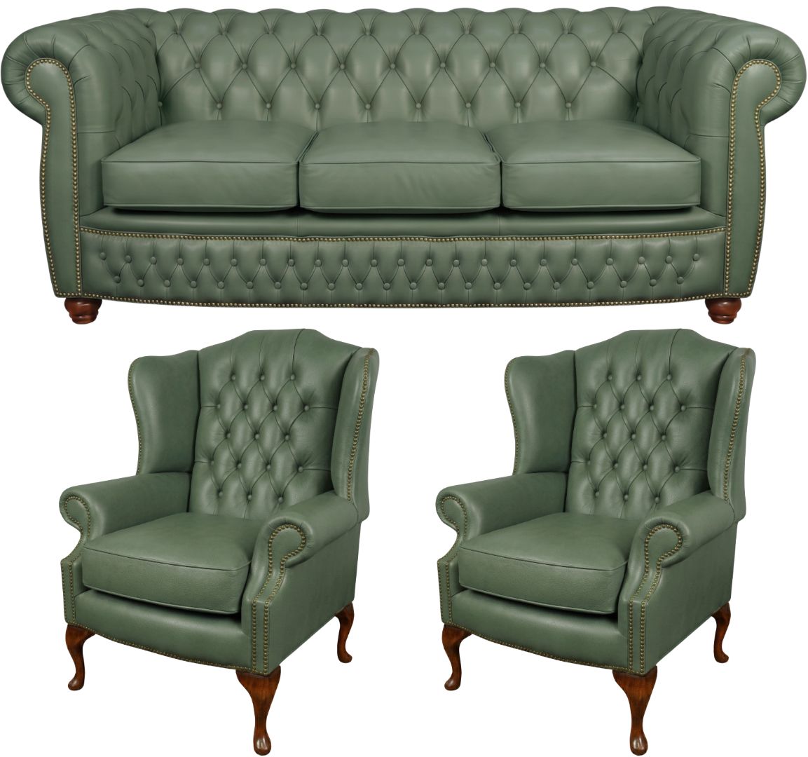 The Chamberlain Chesterfield 3 Piece Suite