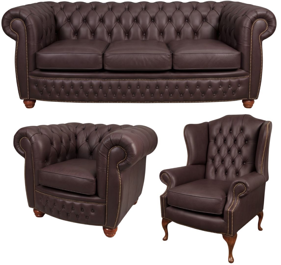 The Chamberlain Chesterfield 3 Piece Suite