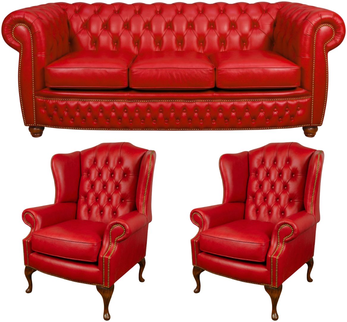 The Chamberlain Chesterfield 3 Piece Suite