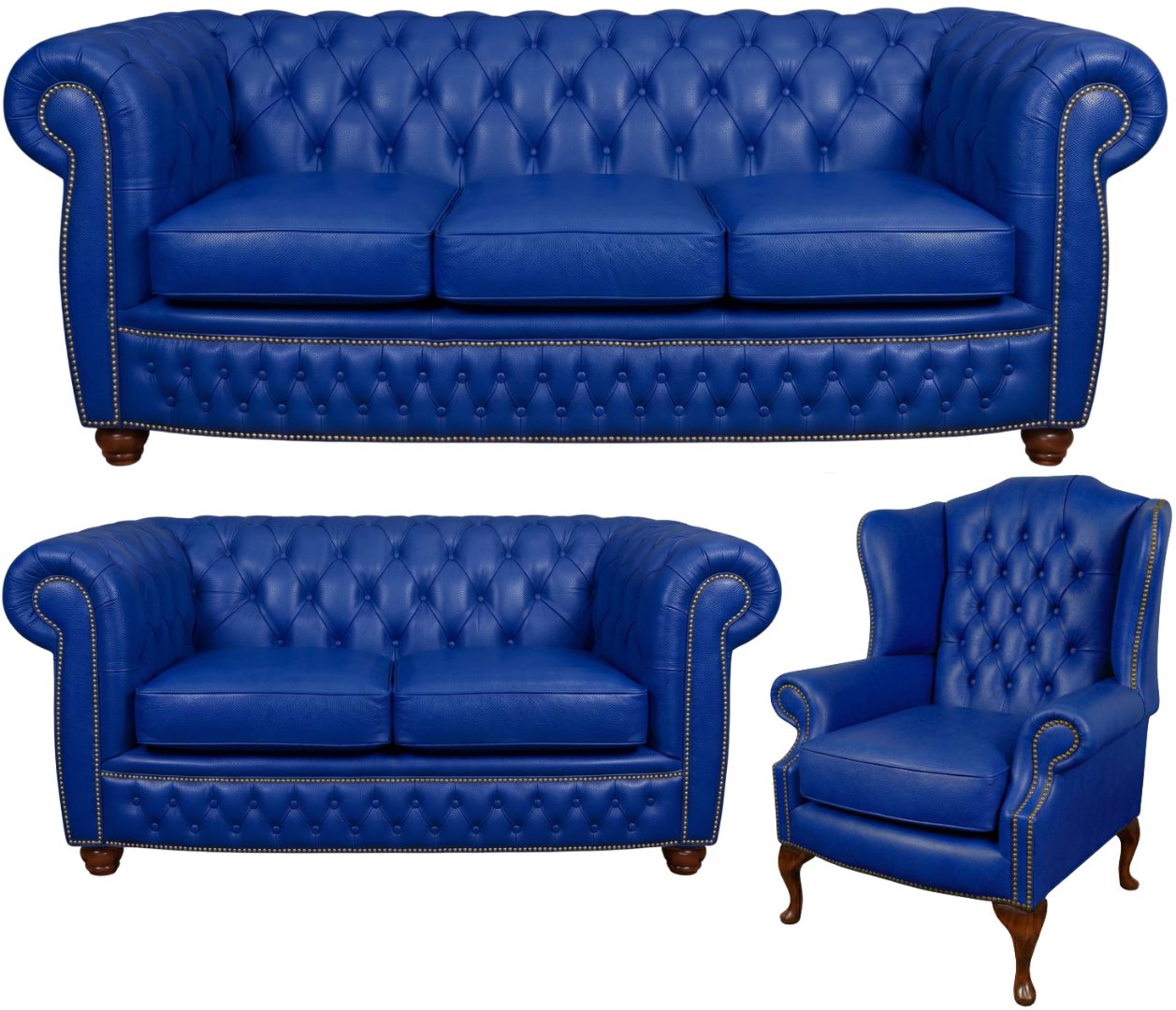 The Chamberlain Chesterfield 3 Piece Suite
