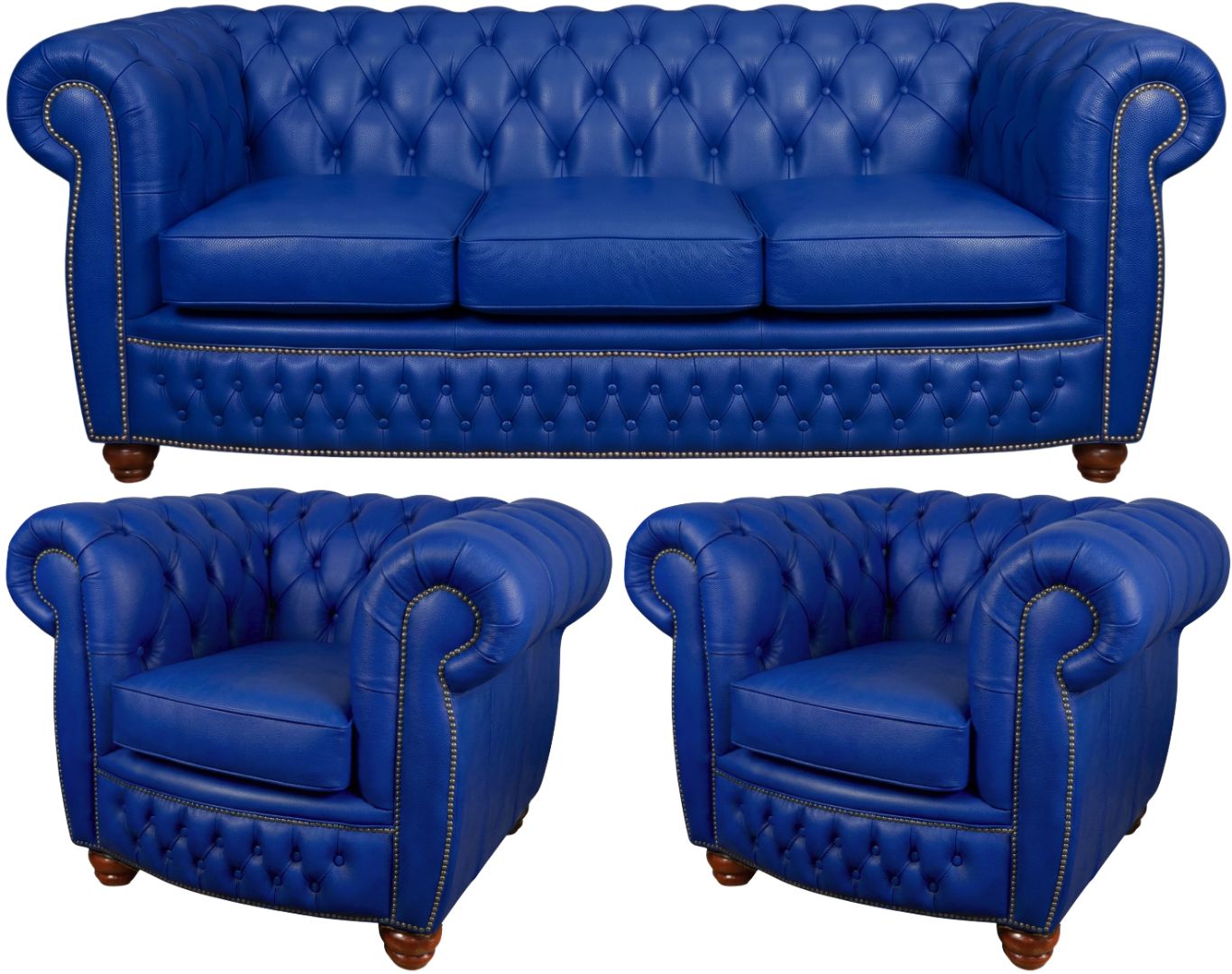 The Chamberlain Chesterfield 3 Piece Suite
