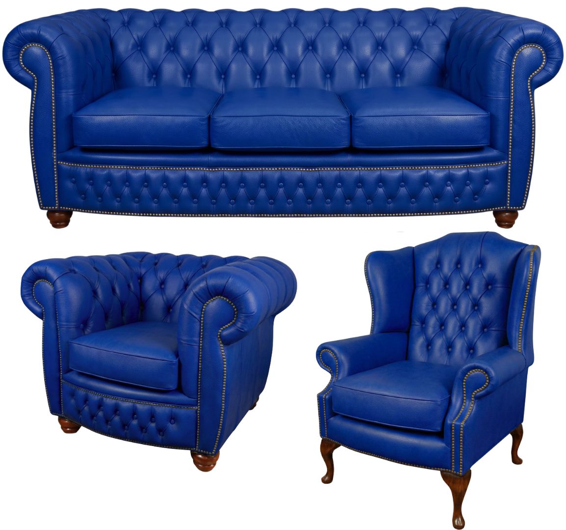 The Chamberlain Chesterfield 3 Piece Suite