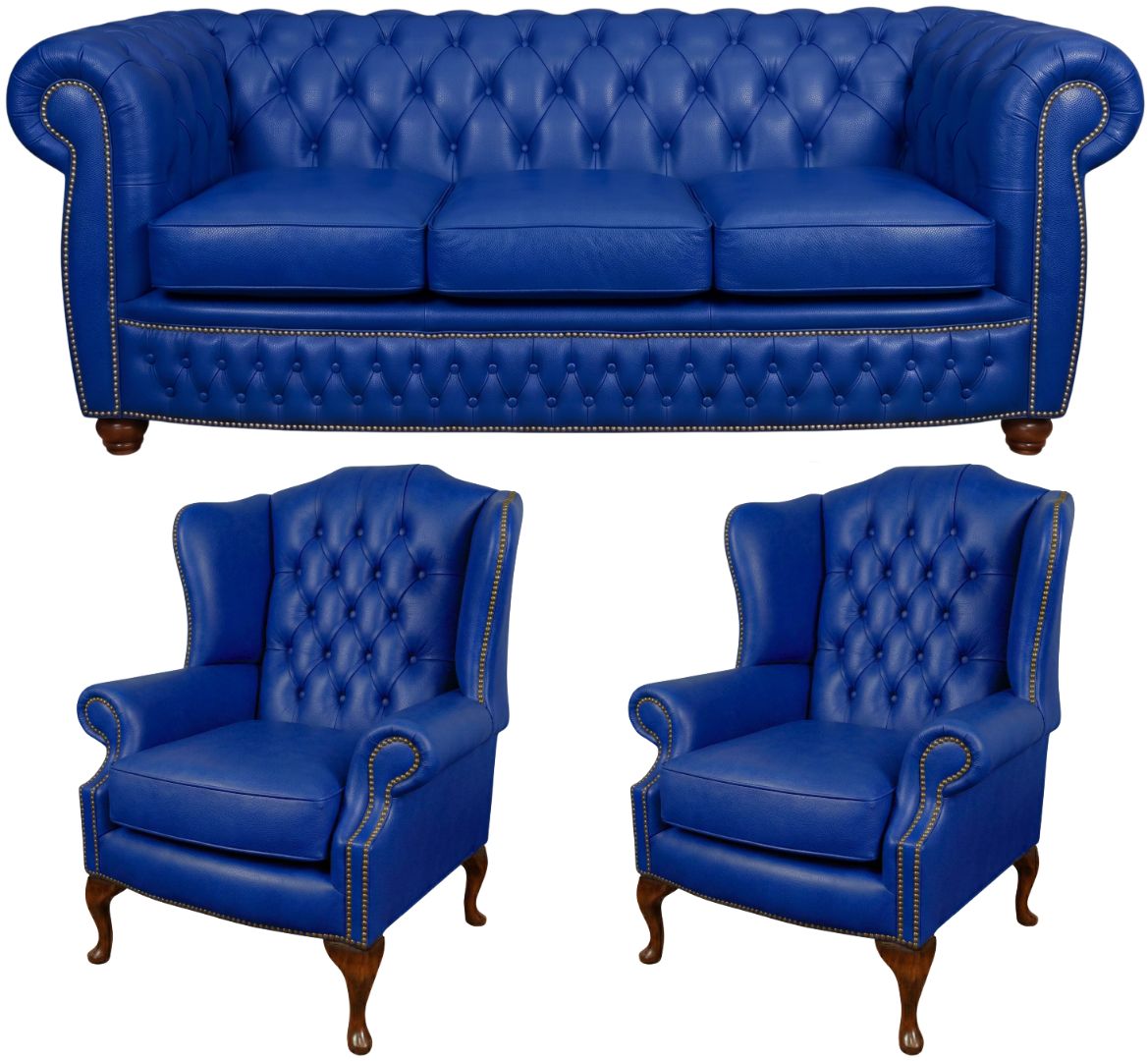 The Chamberlain Chesterfield 3 Piece Suite