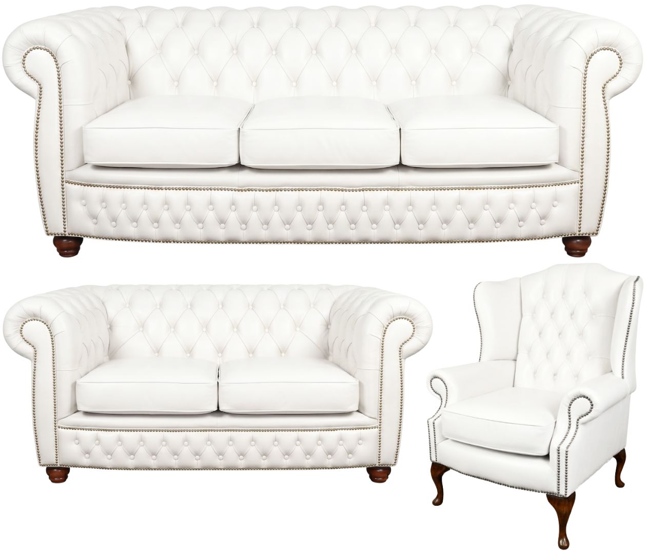 The Chamberlain Chesterfield 3 Piece Suite