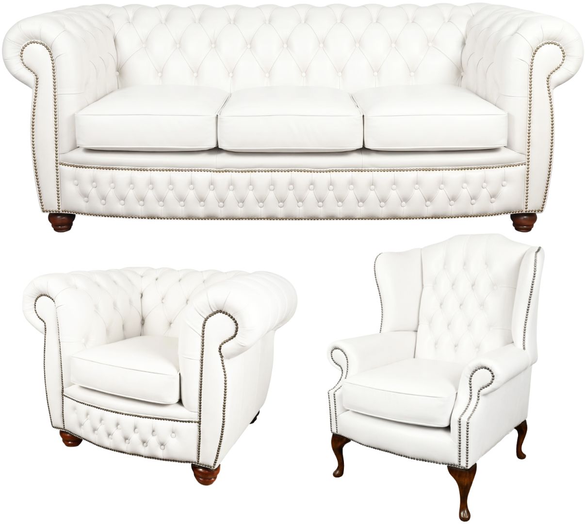 The Chamberlain Chesterfield 3 Piece Suite