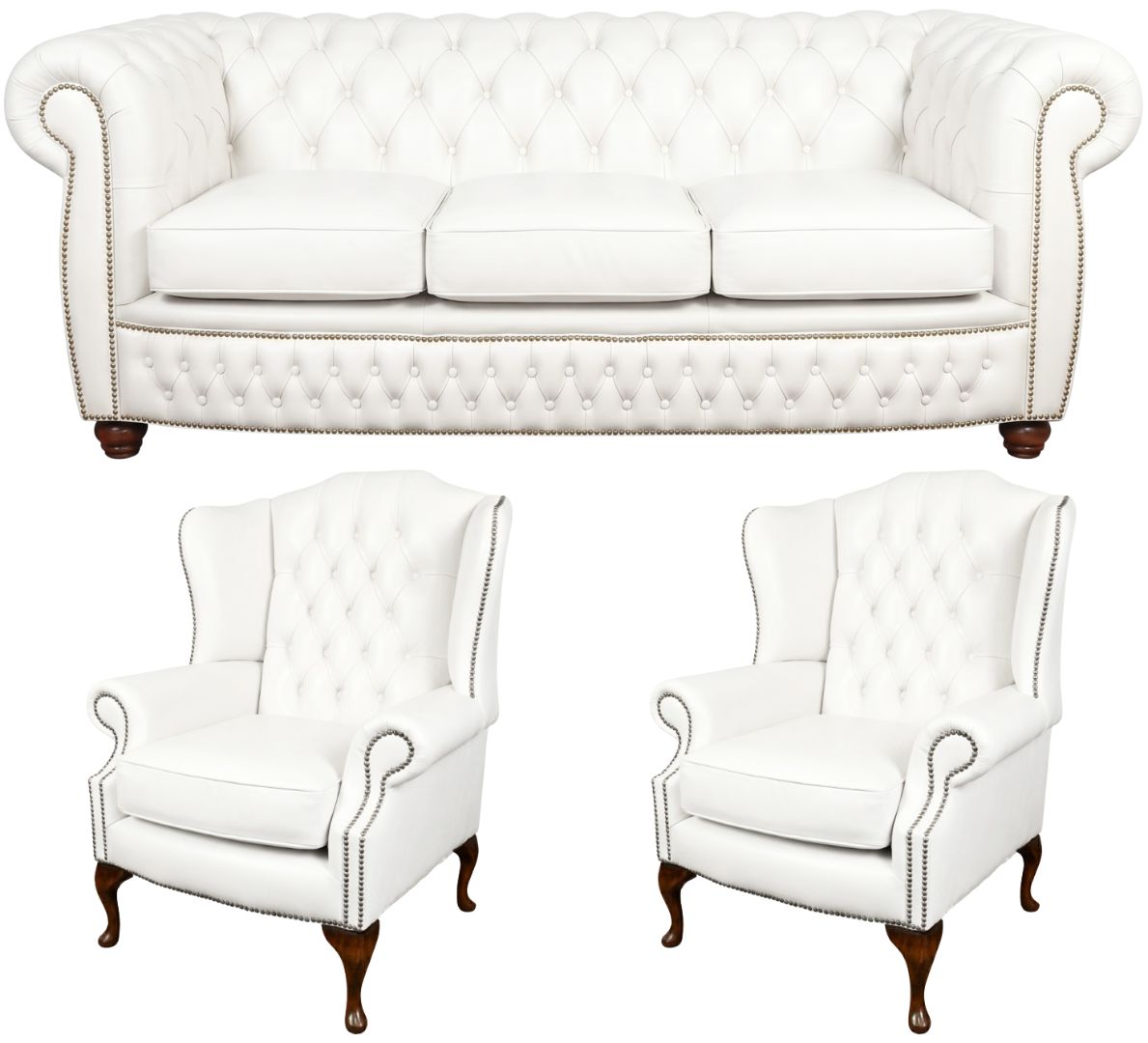 The Chamberlain Chesterfield 3 Piece Suite