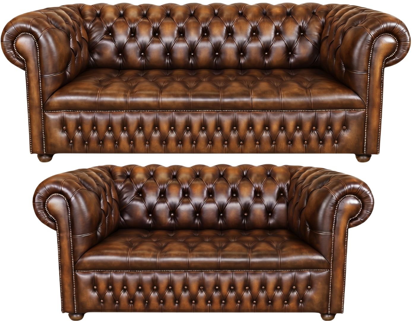 The Churchill Chesterfield 3 Piece Suite